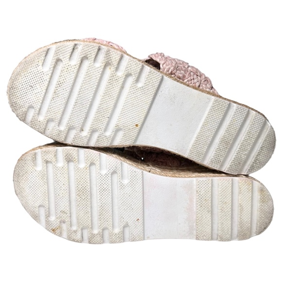 | Madden Girl | Pink Braided Platform Espadrille Sandals - 6.5 - Picture 7 of 8